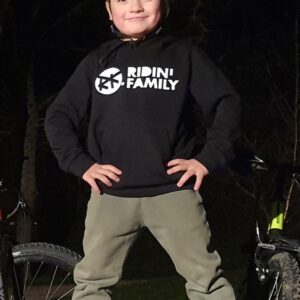 Sweat noir Ridin’Family Enfant