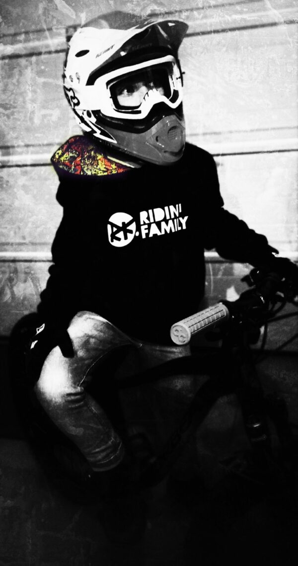 sweat noir ridin'family enfant 2022