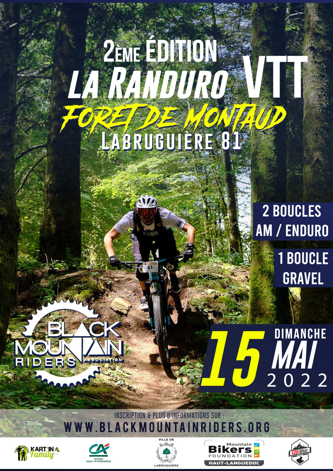 Randuro VTT de la forêt de Montaud le 15 mai 2022