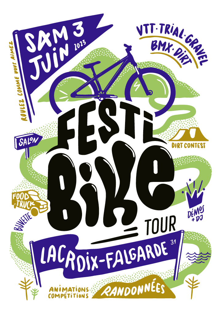 FestiBike Tour à Lacroix-Falgarde le 3 juin 2023