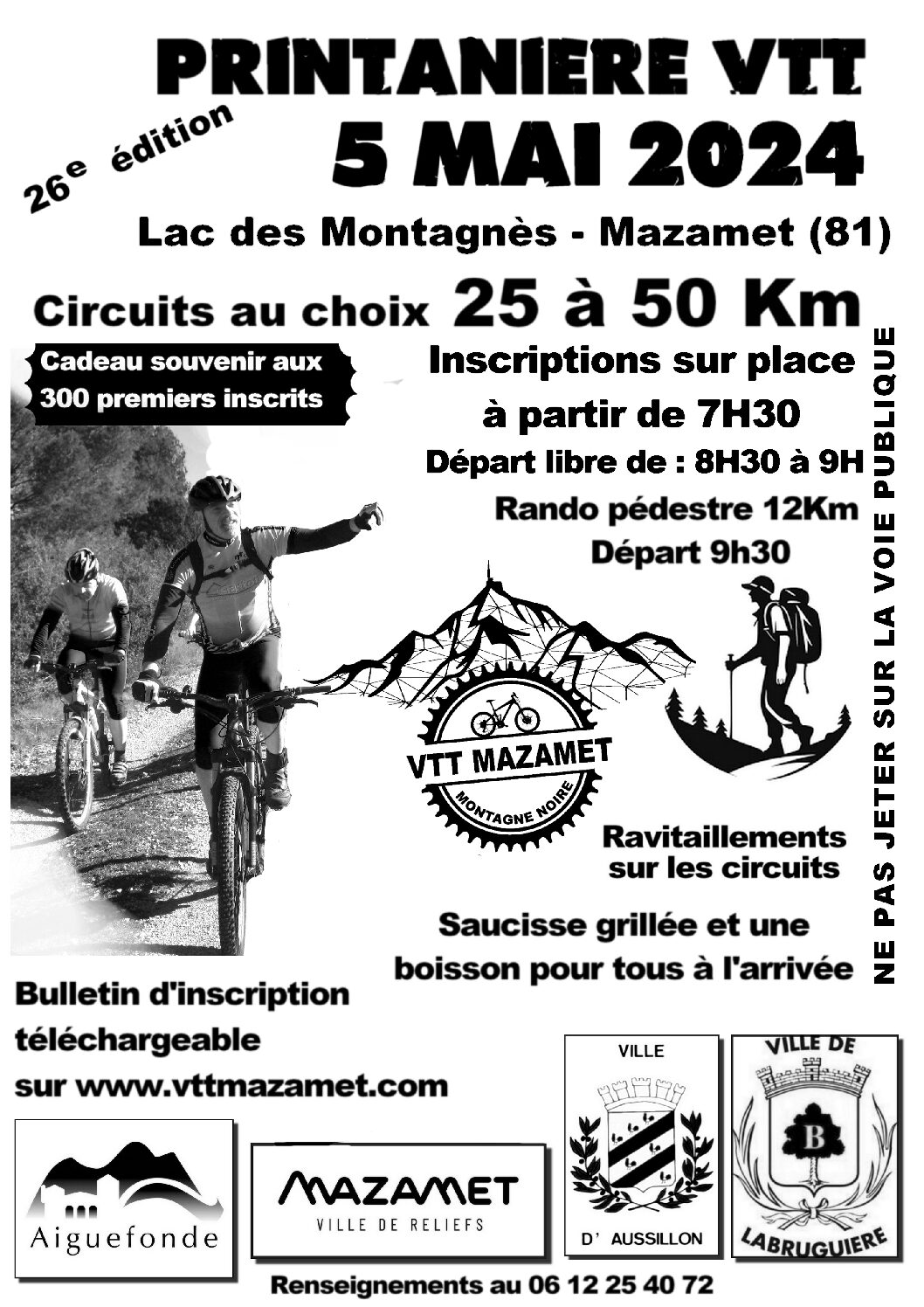 Printanière VTT de Mazamet 5 mai 2024