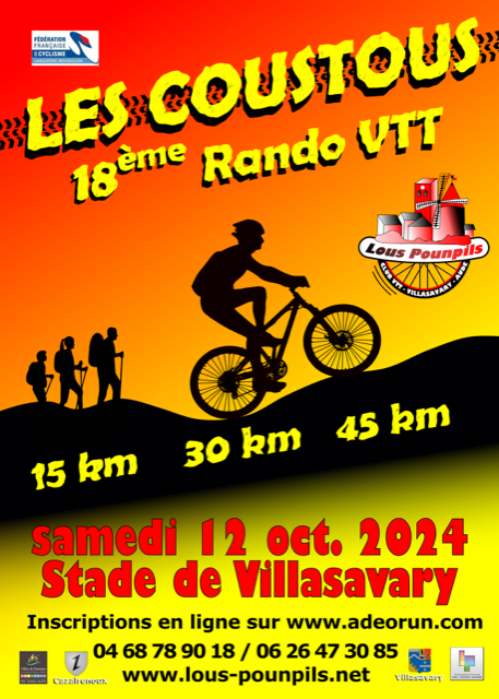 Randonnée VTT Les Coustous 12 octobre