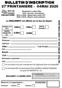 bulletin printaniere 2025