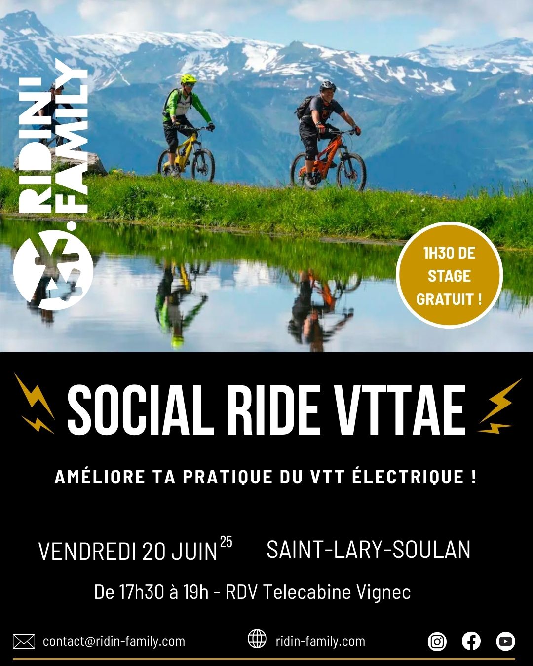 Social Ride VTTAE à Saint-Lary-Soulan