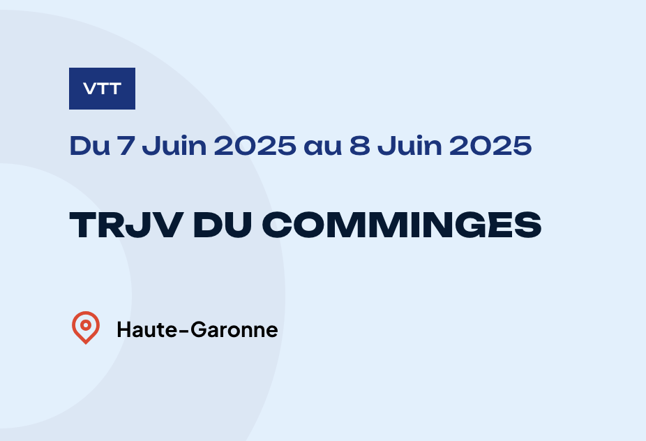 RJV du Comminges (31) 7-8 juin 2025