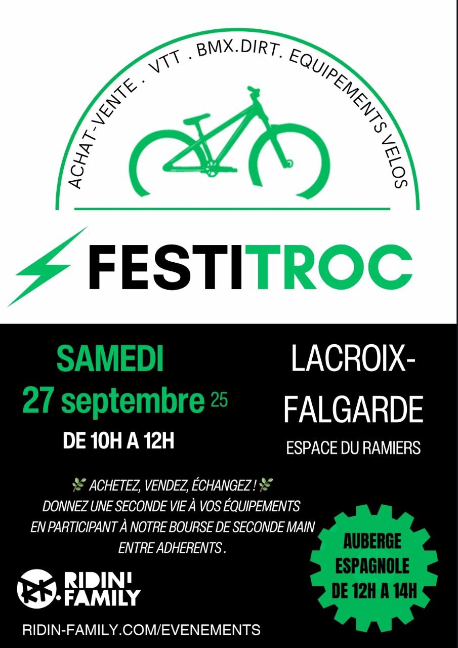 Ridin'Troc à Lacroix-Falgarde le 27 septembre 2025