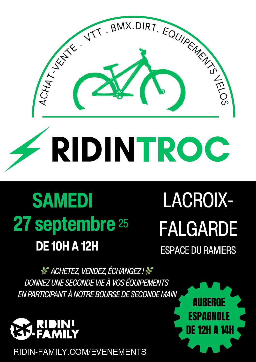 Ridin'Troc à Lacroix-Falgarde le 27 septembre 2025