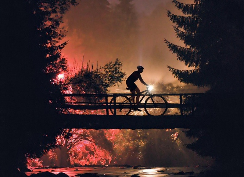 Sortie nocturne dans le côteaux