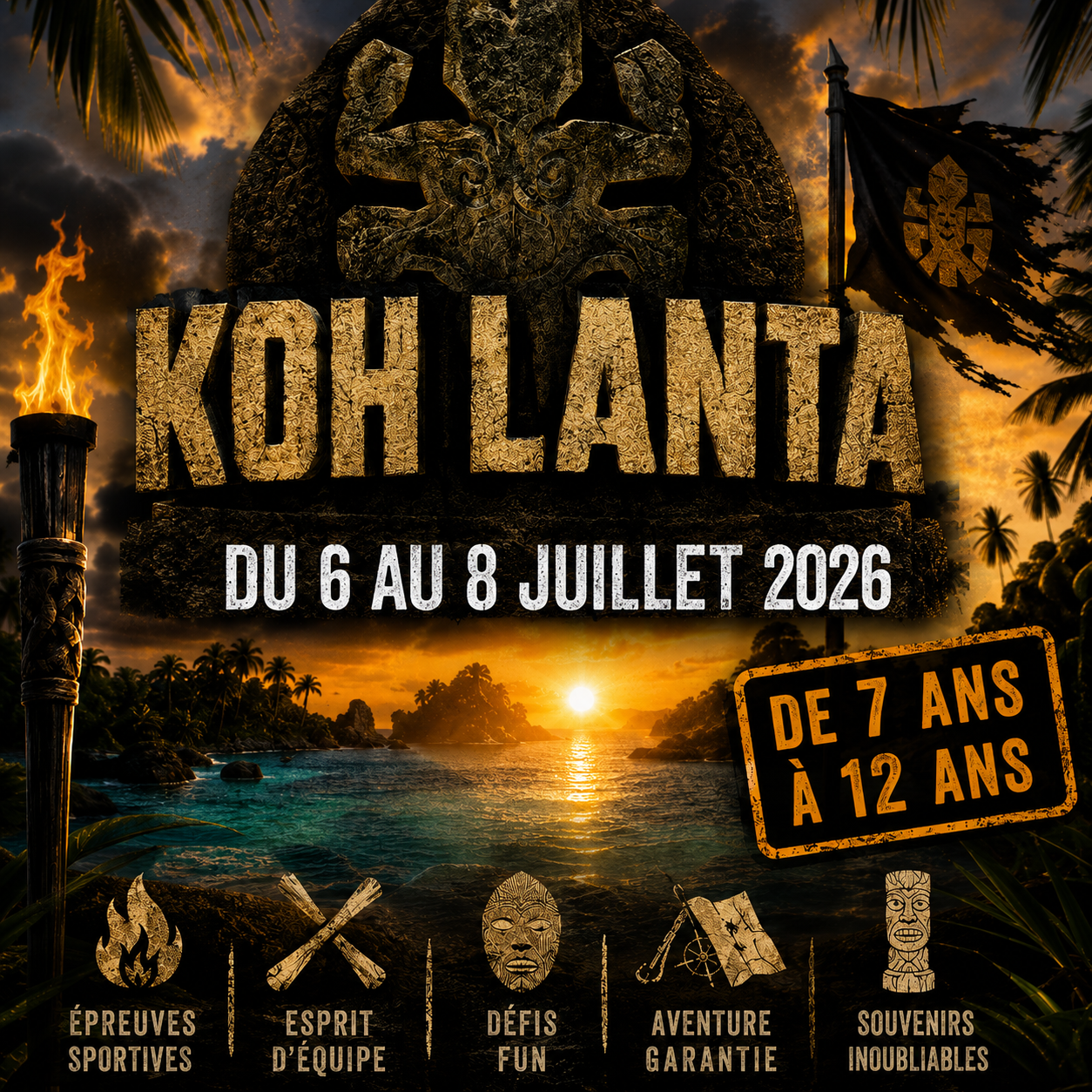 Stage VTT Koh-Lanta 6&8 JUILLET - De 7 à 12ans