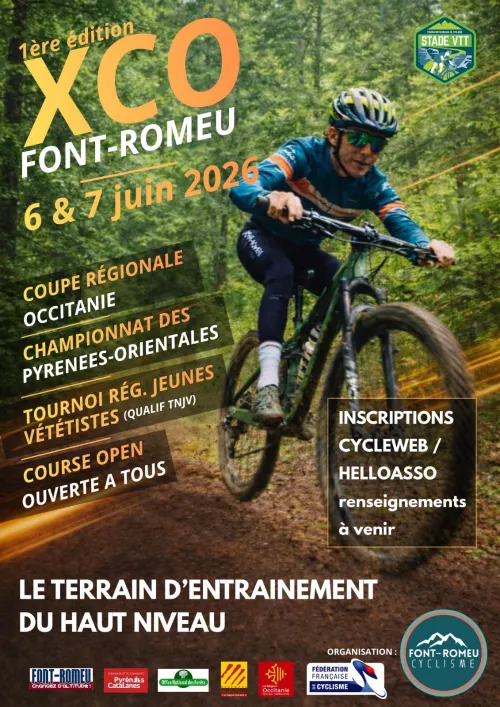 RJV Font Romeu - 6&7Juin 2026 - Cross Country / XC / XCO - Special Kids