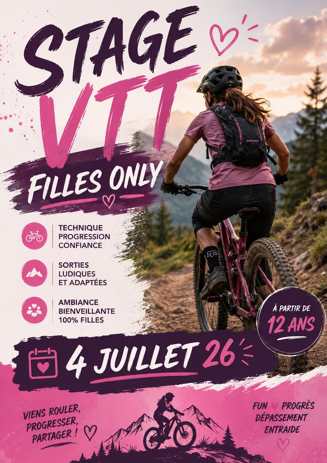 Stage Filles ONLY- Lacroix-Falgarde le 4 JUILLET 2026