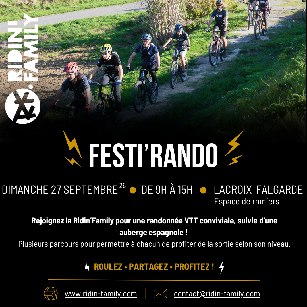 Festi'Rando à Lacroix-Falgarde le 27 septembre 2026