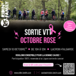Soutien à Octobre Rose : Sortie VTT à Lacroix-Falgarde samedi 10 octobre 2026
