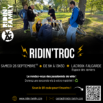Ridin'Troc à Lacroix-Falgarde le 26 septembre 2026
